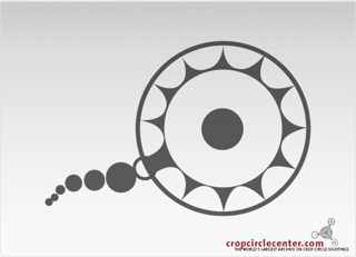 diagram of Danebury Rings