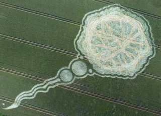 aerial of West Kennett