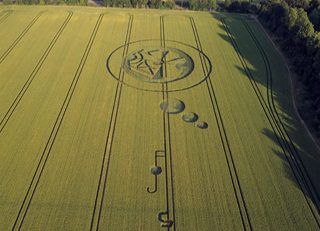 aerial of Sutton Hall