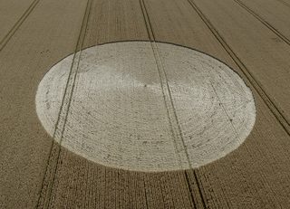 aerial of Danebury Rings