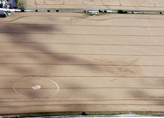 aerial of Milk Hill