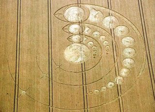 aerial of Avebury Stone Circle