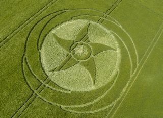 aerial of Silbury Hill
