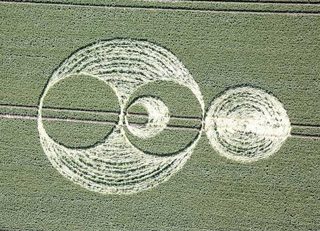 aerial of Silbury Hill