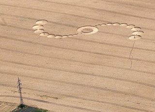 aerial of Kostelec u Zlina