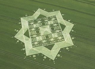 aerial of Alton Barnes