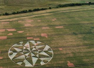 aerial of Hackpen Hill