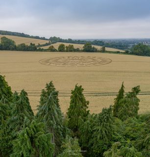 aerial of Woolstone