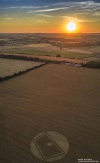 aerial of Gurston Ashes from ccc