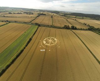 aerial of Haselor from ccc