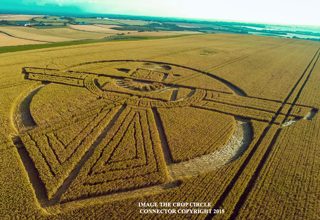aerial of Barbury Castle from ccc