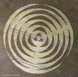aerial of Winterbourne Bassett