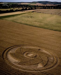 aerial of Etchilhampton from ccc
