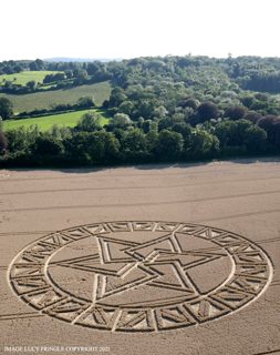 aerial of West Meon from ccc