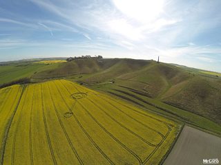 aerial of Cherhill