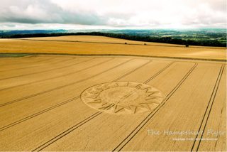 aerial of Roundway Hill from ccc