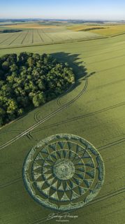 aerial of Ogbourne St George from ccc