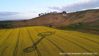 aerial of Cherhill from ccc