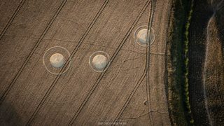 aerial of Avebury Stone Circle