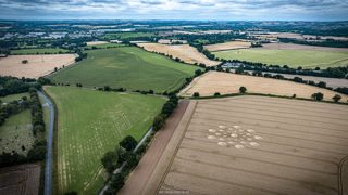 aerial of Charlton from ccc