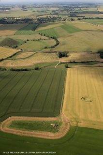 aerial of West Kennett from ccc