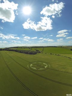 aerial of Boreham Wood