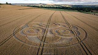 aerial of Etchilhampton from ccc