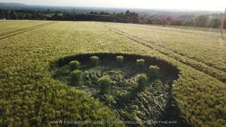 aerial of Potterne from ccc