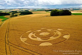 aerial of Yarnbury Castle from ccc