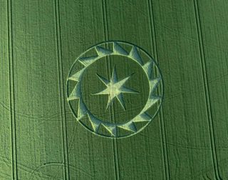 aerial of Ackling Dyke