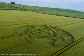 aerial of Hackpen HIll from ccc
