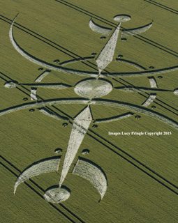 aerial of Clearbury Ring from ccc