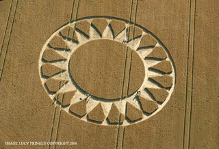 aerial of Cley Hill