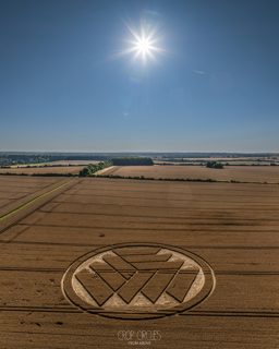 aerial of Stoke Charity