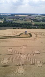 aerial of Harbury from ccc