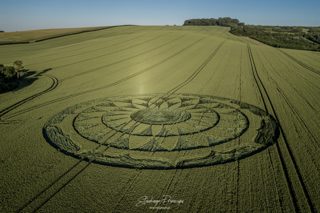 aerial of Ogbourne St George