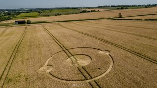 aerial of Bishops Sutton from ccc