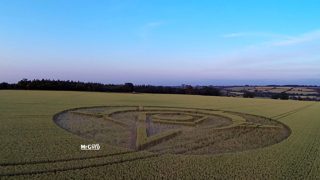 aerial of Rollright Stones from ccc