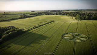 aerial of Broad Hinton from ccc