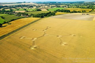 aerial of Beechingstoke from ccc