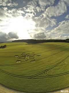 aerial of Chicklade from ccc