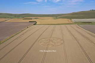 aerial of Stanton St Bernard from ccc