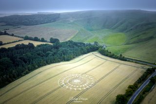 aerial of Woolstone