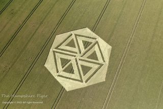 aerial of Froxfield from ccc