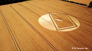 aerial of Gurston Ashes from ccc