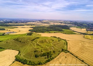 diagram of Cley Hill from ccc