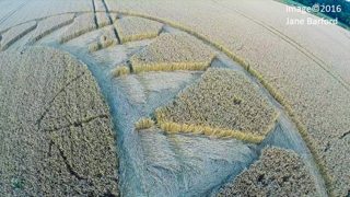 aerial of Cley Hill from ccc
