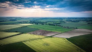 aerial of Avebury from ccc