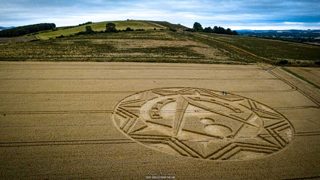aerial of Etchilhampton from ccc