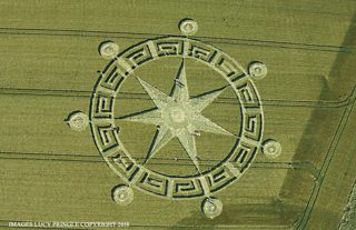aerial of Ackling Dyke from ccc